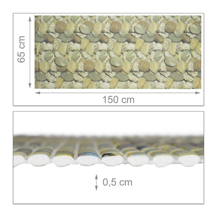 Bathroom mat in soft foam