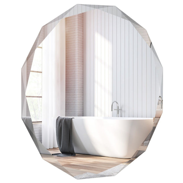 Bathroom mirror hanging mirror explosion-proof wall mirror bathroom mirror for bathroom round 76 x 76 x 5 cm