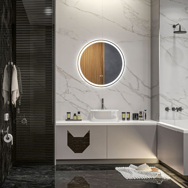 Illuminated LED Bathroom Mirror, Anti-Fog, Touch Control