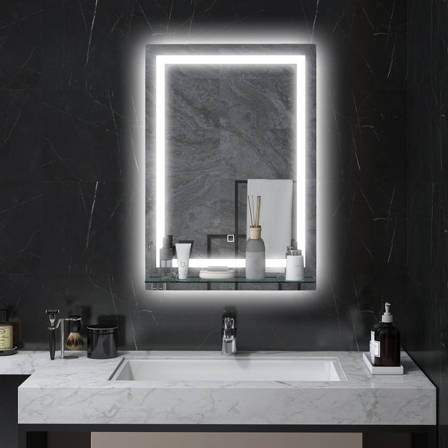 Bathroom mirror with Touch Switch, 3 light colours, 50x70 cm
