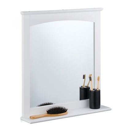 Bathroom mirror with shelf MDF