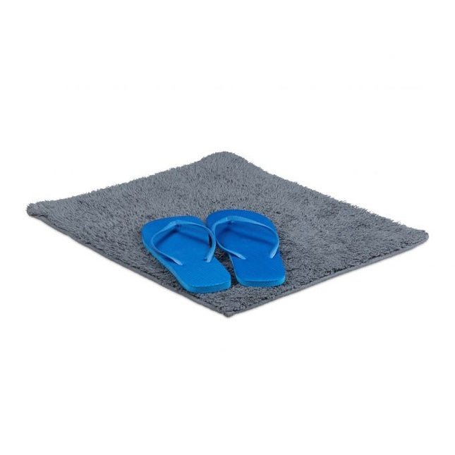 Bathroom rug different sizes gray