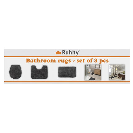 Bathroom rug - set - gray Ruhhy 24353