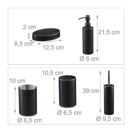 Bathroom set 5 parts