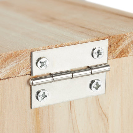 Bathroom shelf bamboo white and natural