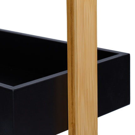 Bathroom shelf in bamboo 4 shelves