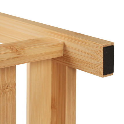 Bathroom shelf in bamboo 5 shelves