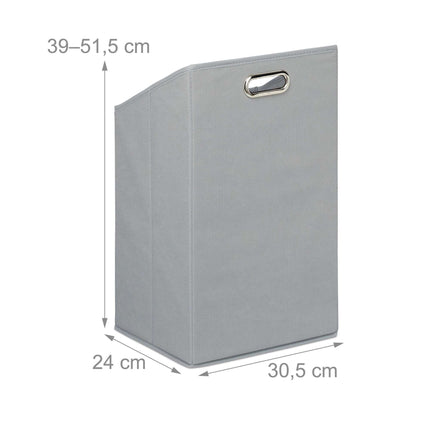 Bathroom shelf with laundry basket