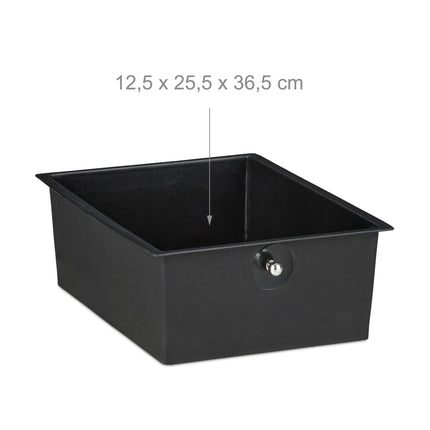 Bathroom trolley with 3 drawers