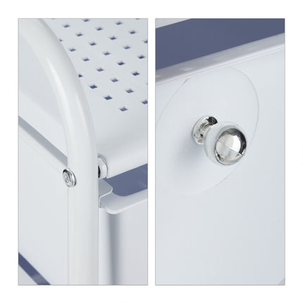 Bathroom trolley with 3 drawers