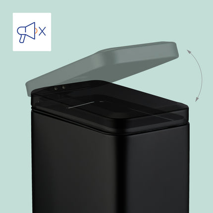 Bathroom waste basket 5 liters Softclose