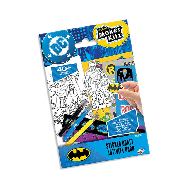 Batman Sticker Activity Set for Kids, Creative Fun and Learning