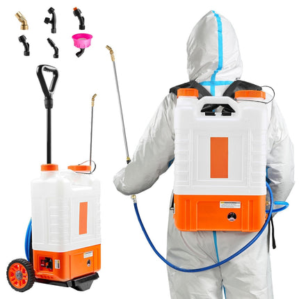 Battery Backpack Sprayer With Trolley, 15L, 0–94 PSI