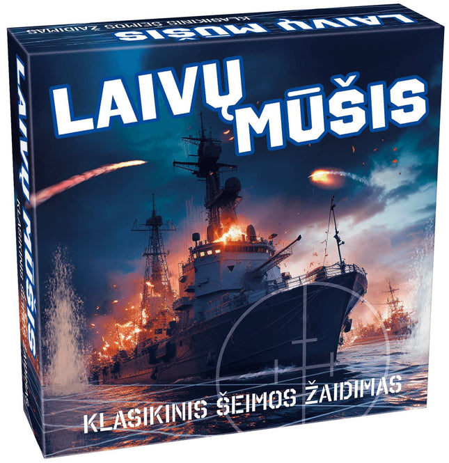 Battleship Board Game in Lithuanian Language Edition