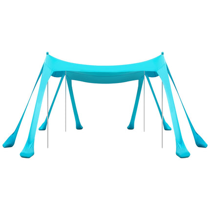 Beach Canopy Sun Shelter, UPF50+, 10x10 Ft, Green