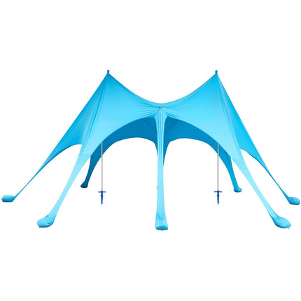 Beach Canopy Sun Shelter, UPF50+, 6.1 x 4 m, Pop-Up