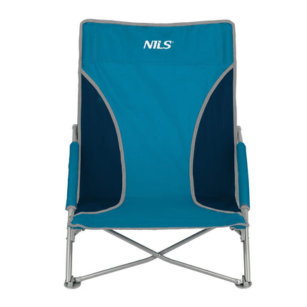 Beach Chair, Blue-Gray, Foldable, Lightweight