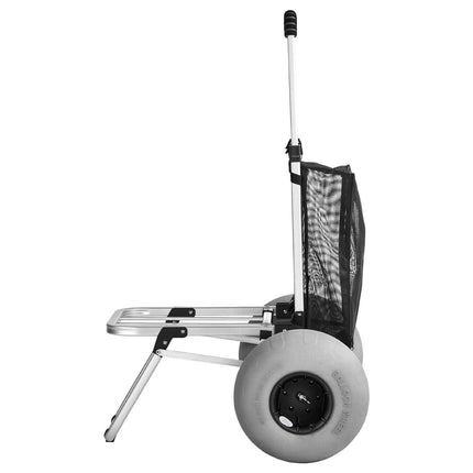Beach Dolly Cart, 320 mm Balloon Wheels, 75 kg Foldable