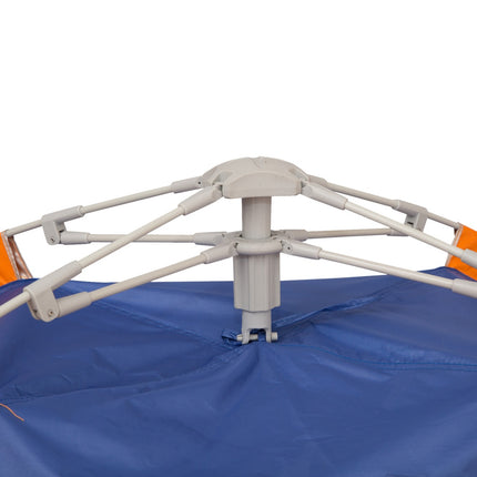 Pop Up beach tent, mesh window, fiberglass, 2-3 people