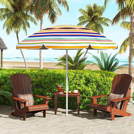 Beach Umbrella 179 cm with Sand Anchor & Carry Bag