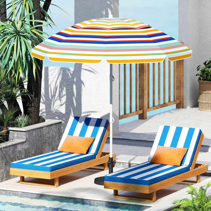 Beach Umbrella 179 cm with Sand Anchor & Carry Bag