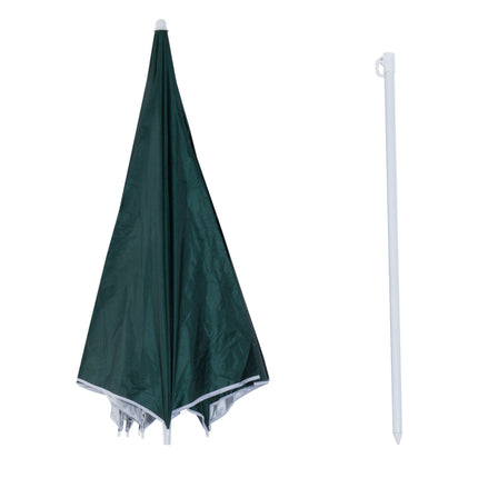 Beach umbrella side wall, dark green polyester, 2.2m