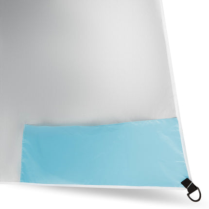 Beach Umbrella Windscreen 2-in-1 XXL 240cm Blue