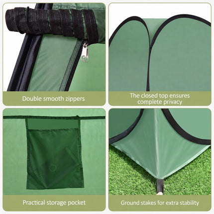 Beach shower tent changing tent toilet tent side tent large tent cabin folding green