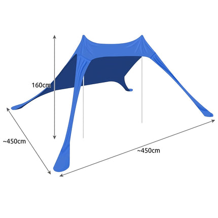 Beach tent - umbrella/cover Trizand 20982