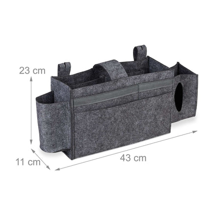 Bed bag for loft bed made of felt