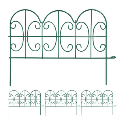 Bed edge strips in metal, 4 pcs