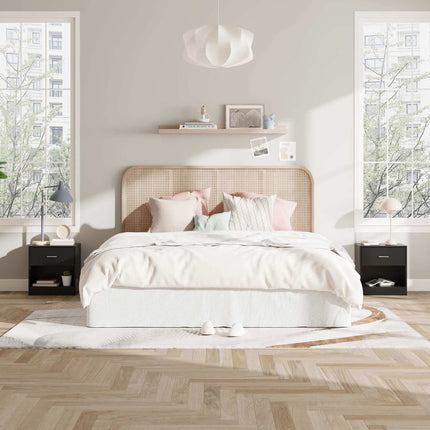 Bedside Table with Drawer, MDF, 41 x 39 x 28 cm