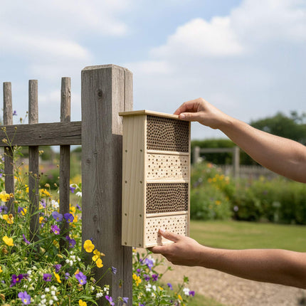 Bee Hotel – Large Wooden Insect Habitat