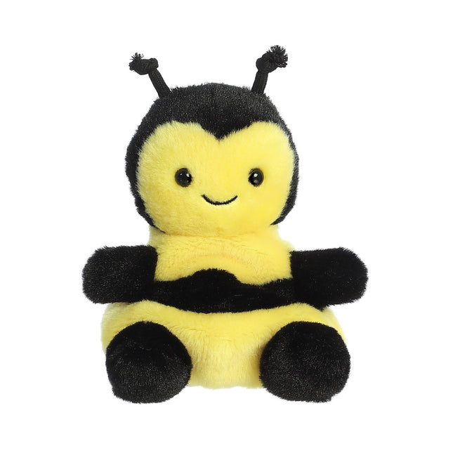Bee Plush Toy, 12 cm, Soft and Cuddly Palm Pals