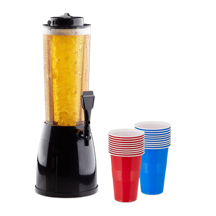 Beer column with 20 beer cups