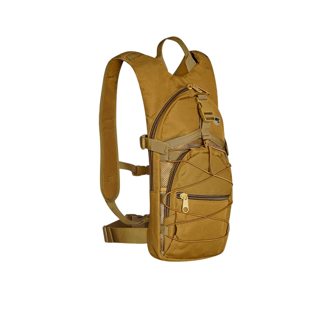 Beige Backpack, Large Capacity, Durable Fabric