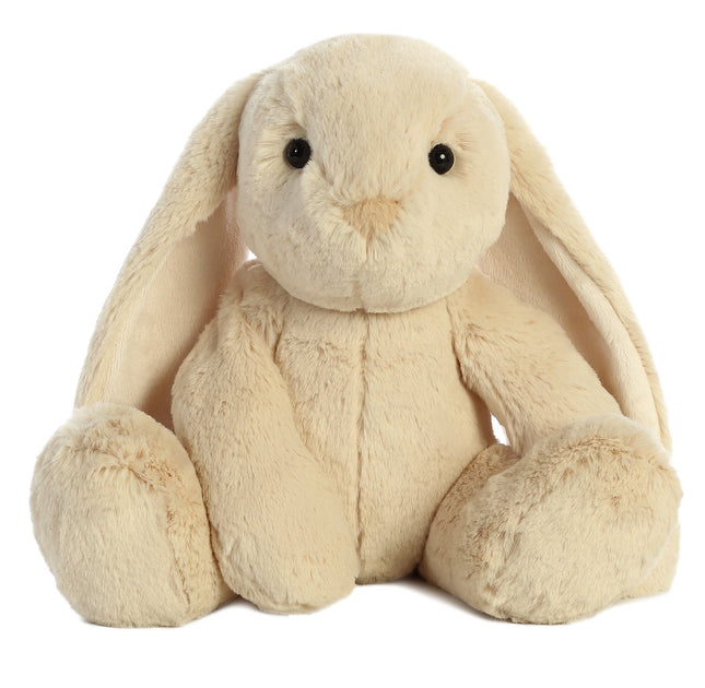 Beige Bunny Soft Toy, 28 cm Plush Stuffed Animal