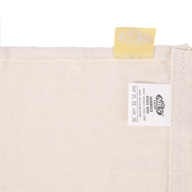 Beige Hammock 200x100 cm, Outdoor Camping