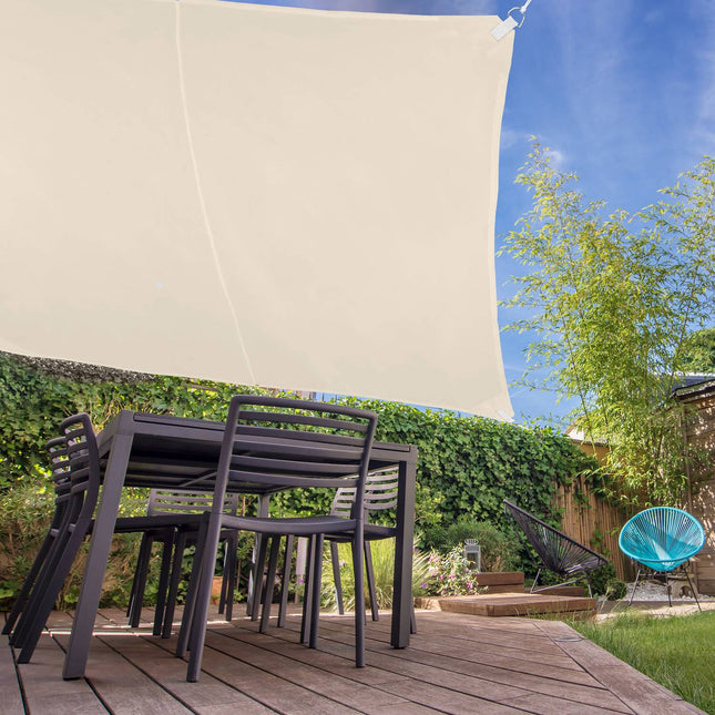Beige UV-Protection Shade Sail for Patio & Balcony