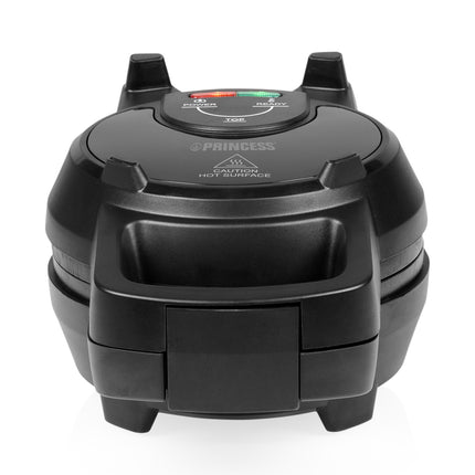 Belgian Filled Waffle Maker 700W with Flip Function, 16 cm, Non-Stick, PFAS Free