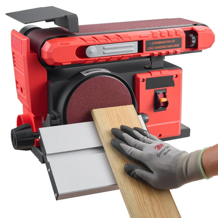 Belt And Disc Sander Combo, 6 In, 4x36, 400W