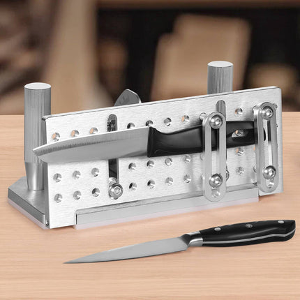Belt Grinder Knife Sharpening Jig, 85–115, Dual Handles
