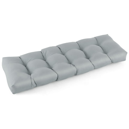 Bench Cushion, Tufted Indoor Outdoor, 52 x 19.5 x 6