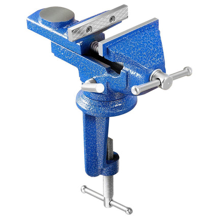 Bench Vise, 3-Inch Cast Iron, 360 Swivel Quick Release