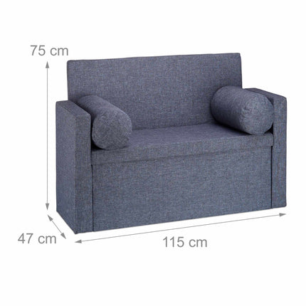 Bench backrest with cushion