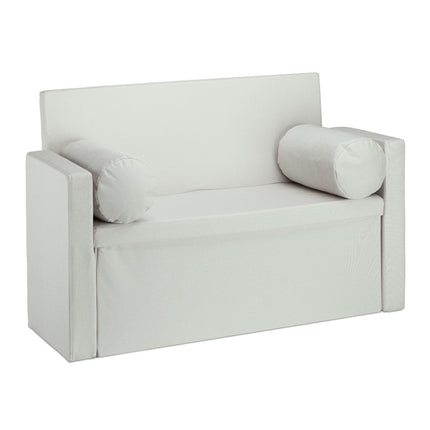 Bench backrest with cushion