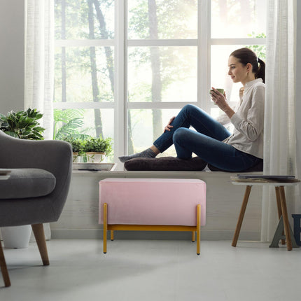 Bench in velvet