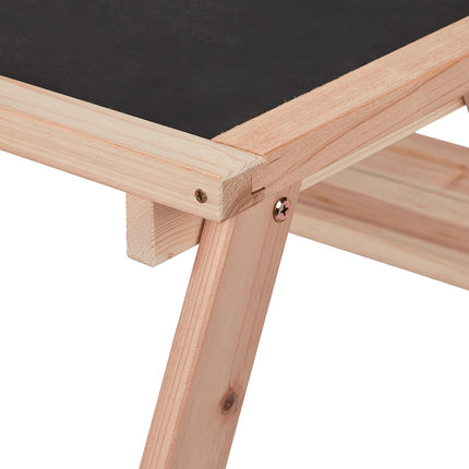 Bench table for children with chalkboard