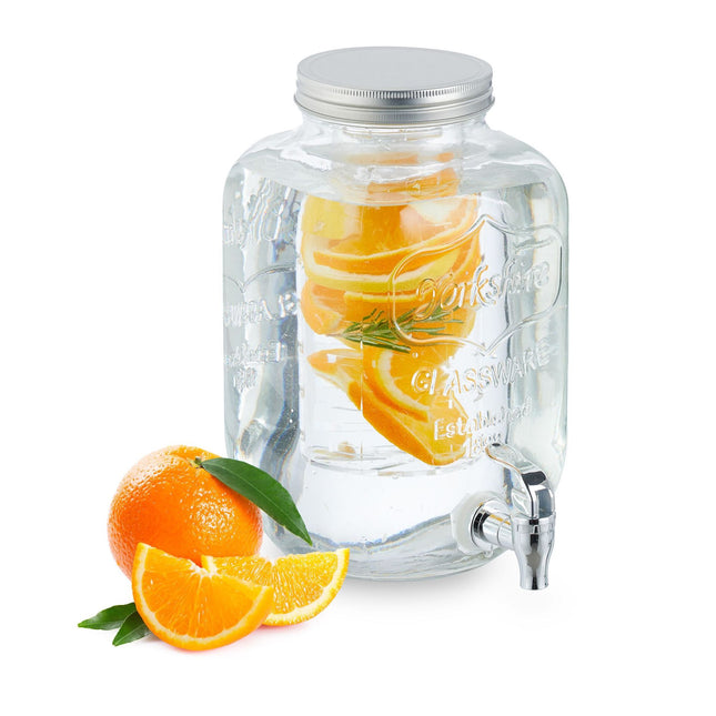 Beverage dispenser with insert
