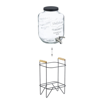 Beverage dispenser with stand 5 L